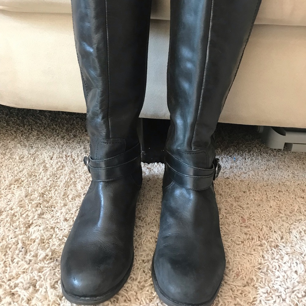Sperry Top-Sider Black riding boots.  Size 9.5.
